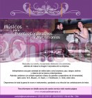 Cantantes y músicos profesionales en vivo