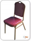 silla roja de restorant sillas apilables calvac