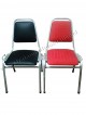 silla apilable auditorio tapizada, silla metalica, silla adulto mayor