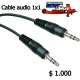 cable audio 1x1 precio oferta: $ 1.000 
