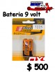 bateria 9 volt/larga duracion /precio oferta: $ 500