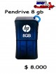 pendrive hp 8 gb- precio oferta: $ 8.000