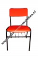 fabrica de muebles realiza sillas apilables tapizada en polipropileno