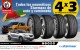 promoción 4x3 neumáticos para auto y camioneta