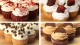 cupcakes o pastelillos decorativos y muffins de chocolates.