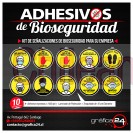 Señaleticas, prevencion, seguridad, distanciamiento social, adhesivos