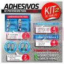 Señaleticas, prevencion, seguridad, distanciamiento social, adhesivos