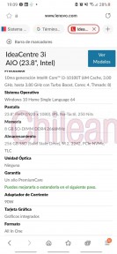 Se vende por viaje desktops y all-in-one > ideacentre > serie aio 300 