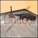 Pisos flotantes gris, ultra brillante, vitrificado, 8mm