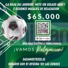 2 masajes de relajacion   56996921616 las condes 