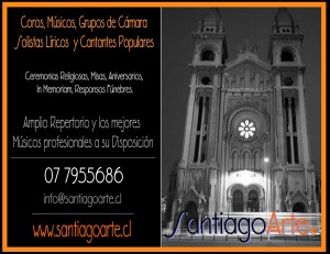 SA, MUSICA, MUSICOS, CORO, MISA Anuncios gratis en Santiago |  FUNERALES MUSICA EN VIVO CORO, MISA, IGLESIA, MISA RECORDATORIO, COROS,, SANTIAGOARTE CORO, GRUPOS DE CAMARA, MISAS, SOLISTAS, CANTANTES, 