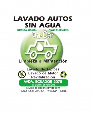 DA-CAR Anuncios gratis en Valdivia |  LAVADO DE AUTOS SIN AGUA, Lavado de Autos Sin Agua