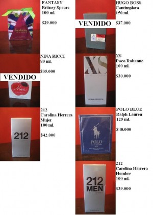 Paulina Vergara Anuncios gratis en Providencia |  Venta Perfumes Originales y Baratos, Se venden perfumes originales, nuevos y sellados.