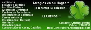cristian omar rogel montiel Anuncios gratis en Osorno |  Areglos en su hogar !!, Tenemos la soluci&oacute;n para su futura construcci&oacute;n !! Contactenos ...