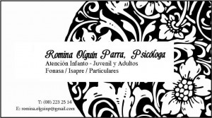Romna Olgu&iacute;n parra Anuncios gratis en Vi&ntilde;a del Mar |  Atenci&oacute;n Psicol&oacute;gica Santiago y Vi&ntilde;a del Mar, fonasa/ isapres/ particulares