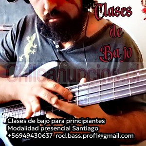 Rodrigo Anuncios gratis en Ñuñoa |  Clases de bajo para principiantes modalidad presencial santiago, Olvidate de la teoria aburrida