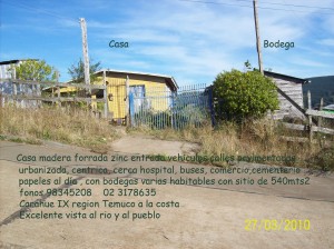 ROSA Anuncios gratis en Temuco |  VENDO CASA CARAHUE 12.000.000 CONVERSABLES, CASA CON SITIO 540M2 ENTRADA AUTO, BODEGAS