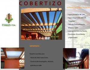 Itamar Anuncios gratis en San Miguel |  Terrazas  y p&eacute;rgolas con descuento,  RESERVE  en Octubre OFERTAS IMPORTANTES POR METRO CUADRADO