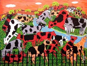 AJURSP Anuncios gratis en Colina |  ROSARIA SILVA TEMA VACAS DA FAZENDA MEDIDA 50X40 A VENDA COM AJUR SP , AJUR SP 