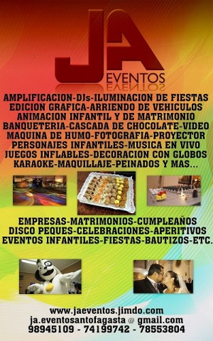 JONNY A. M. Anuncios gratis en Antofagasta |  MAQUILLAJE, PEINADOS A DOMICILIO Y MAS..., J.A.EVENTOS ANTOFAGASTA