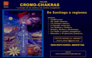 Centro Newen Anuncios gratis en Providencia |  CROMO-CHAKRAS, LA TERAPIA DE LOS CHAKRAS Y EL COLOR,  �La terapia de los colores y los centros energ&eacute;ticos�.