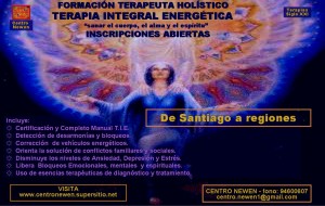Centro Newen Anuncios gratis en Temuco |  TERAPIA INTEGRAL ENERG&Eacute;TICA. FORMANDO TERAPEUTAS, Purificaci&oacute;n y Sanaci&oacute;n al Servicio del Ser Humano.