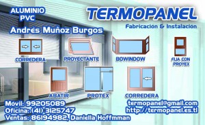 Andr&eacute;s Mu&ntilde;oz Burgos Anuncios gratis en San Pedro de la Paz |  Instalaci&oacute;n a domicilio de cristal termopanel en ventanas de aluminio , Instalo doble vidriado herm&eacute;tico en su actual ventana de aluminio