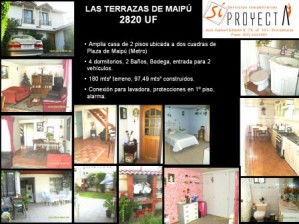 PAMELA DEVIA Anuncios gratis en Maip&uacute; |  CASA DOS PISOS, 4 DORMITORIOS, 2 BA&Ntilde;OS, VILLA LAS TERRAZAS, MAIP&Uacute;