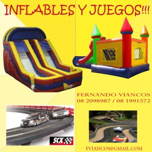 Fernando Viancos Anuncios gratis en &Ntilde;u&ntilde;oa |  JUEGOS INFLABLES PARA NI&Ntilde;OS PEQUE&Ntilde;OS Y GRANDES! GLOBOLEXIA Y OTROS!!!, ARRIENDO DE INFLABLES Y PISTA DE AUTOS