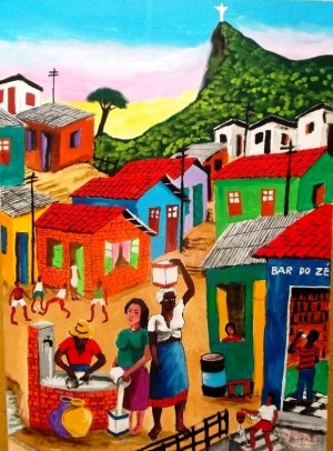 AJUR SP  Anuncios gratis en Colina |  FERNANDO MEDEIROS TEMA FAVELA DO RIO DE JANEIRO MEDIDA 70X50 A VENDA AJUR S, AJUR SP DIVULGADOR DA ARTE NAIF BRASILEIRA 