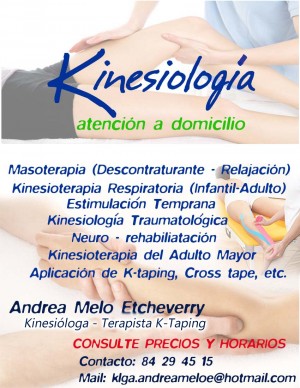 Andrea Melo Etcheverry Anuncios gratis en Concepci&oacute;n |  Kinesiolog&iacute;a integral, atenci&oacute;n a domicilio