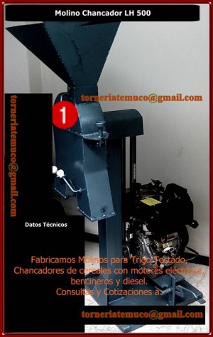 Torner&iacute;a Mec&aacute;nica Temuco Anuncios gratis en Temuco |  Fabrica de Molinos y Chancadores, Molinos de trigo tostado y Chancadores de Cereales
