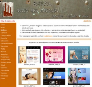 E-Factory Anuncios gratis en Santiago |  Dise&ntilde;o Sitios Web Animados. Dise&ntilde;os de 1� Nivel + Hosting, Hosting 120 MB cientos de dise&ntilde;os en Flash donde elegir