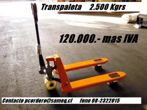Pablo Cordero Martel Anuncios gratis en Cerrillos |  Transpaletas Manuales en venta, Venta de equipos de carga
