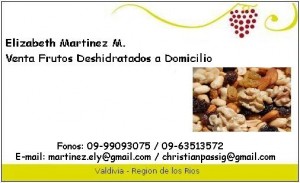 Elizabeth Martinez Anuncios gratis en Valdivia |  venta de frutos secos al por mayor y menor en Valdivia, precios especiales por volumen de pedido , haga su cotizacion