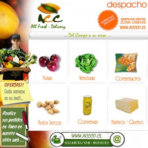 ACC Co Ltda Anuncios gratis en Las Condes |  Frutas y Verduras a Domicilio WWW.ACCCO.CL , EL MEJOR SERVICIO DE DELIVERY ALIMENTICIO, Recidencial e Institucional.