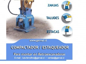 Luis Ferrufino Navarrte Anuncios gratis en Santiago |  Placas Compactadoras Estapac 400, Compacta Zanjas, taludes y clavaestacas.
