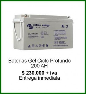 Teobaldo Rios Anuncios gratis en Temuco |  Baterias Gel Ciclo Profundo 200 AH, 3 a&ntilde;os garant&iacute;a