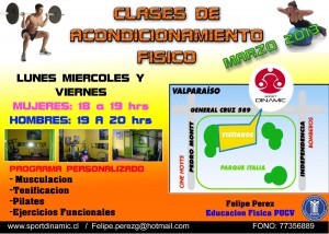 Felipe Anuncios gratis en Valpara&iacute;so |  clases de acondicionamiento fisico valparaiso parque italia, preogramas personalizados