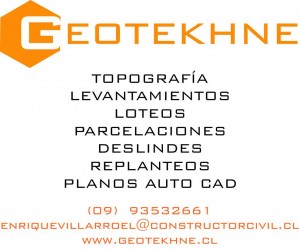 Geotekhne Anuncios gratis en Limache |  TOPOGRAFIA LIMACHE, TOPOGRAFIA