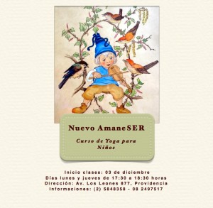 CENTRO AMANESER Anuncios gratis en Providencia |  YOGA INFANTIL para Ni&ntilde;os de 3 a 6 a&ntilde;os, Centro AmeneSer, Avda. Los Leones 877