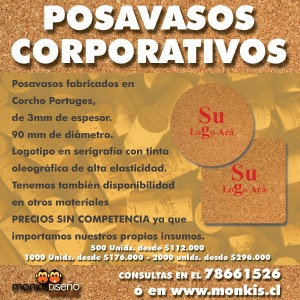 Rodrigo Anuncios gratis en Providencia |  Posavasos corporativos de corcho y otros materiales, Excelente regalo a sus clientes