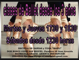 maeli Anuncios gratis en San Miguel |  Clases de ballet, zumba y yoga en san miguel, Todos los dias yoga en san miguel