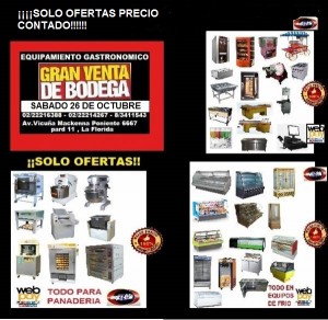 Osvaldo Patricio Anuncios gratis en La Florida |  Venta de bodega,en equipamiento comercial gastronomico hornos, sobador, Venta de bodega de, hornos, congeladoras, vitrinas, barquilleras, sals