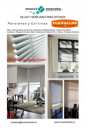 Movimmento Anuncios gratis en Providencia |  Persianas y cortinas para oficina y hogar, Persianas de aluminio, cortinas roller, plisadas, verticales, duo etc.