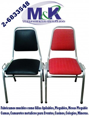 Tratamiento Metalico MyK Anuncios gratis en Cerrillos |  Silla apilable auditorio, silla tapizada templo, silla iglesia, Silla apilable, silla templo, silla iglesia