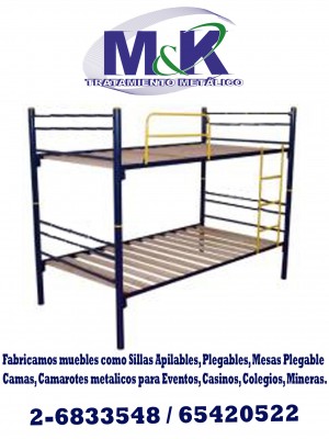 Tratamiento Metalico MyK Anuncios gratis en Cerrillos |  Camarotes 1 plaza metalicos, camarotes 1 1/2 plaza metalicos -65420522, Camarotes metalicos, camarotes en arriendo, camarotes 1 plaza