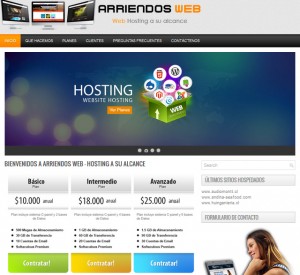 Arriendos Web Hosting Puerto Montt Anuncios gratis en Puerto Montt |  Hosting en todo chile - $10.000 anual - 500 megas, Hosting web, hospedaje web, arriendos web, alojamiento web