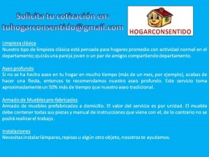 Hogar Consentido Anuncios gratis en Santiago |  Aseo y limpieza para el hogar, armado de muebles, instalaciones., Aseo y limpieza para el hogar, armado de muebles, instalaciones.