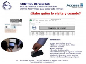 GILBERTO Anuncios gratis en Santiago |  Solucion control de visitas  o c r - -315, Ingenieria e informatica asociada ltda.